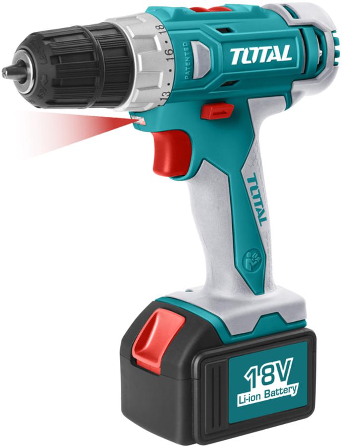 TOTAL ΔΡΑΠΑΝΟΚΑΤΣΑΒΙΔΟ ΜΠΑΤΑΡΙΑΣ ΛΙΘΙΟΥ 18V (TDLI228180)