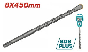 TOTAL ΔΙΑΜΑΝΤΟΤΡΥΠΑΝΟ SDS-PLUS 8 X 450mm (TAC310806)