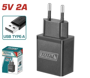 TOTAL Charger 5V / 2A USΒ Τype-A (TCLI120502)
