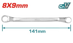 TOTAL ΠΟΛΥΓΩΝΑ 8 Χ 9mm (TORSP08091)