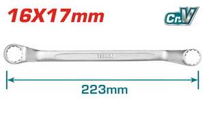 TOTAL RING SPANNER 16 Χ 17mm (TORSP16171)